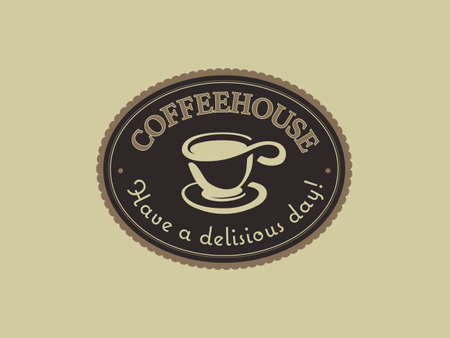 Coffee break hipster stylized poster. Vector illustration.のイラスト素材