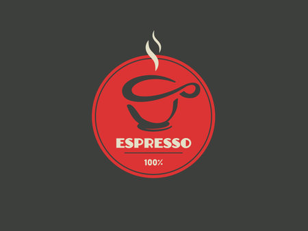 Coffee break hipster stylized poster. Vector illustration.のイラスト素材