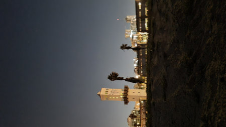 Asian sea coast at night. High quality photoの写真素材