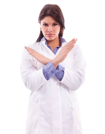 Nurse showing its time for pauseの写真素材