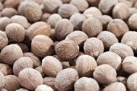 A lot of brown nutmegs  Photo taken on  January 05th, 2014の写真素材