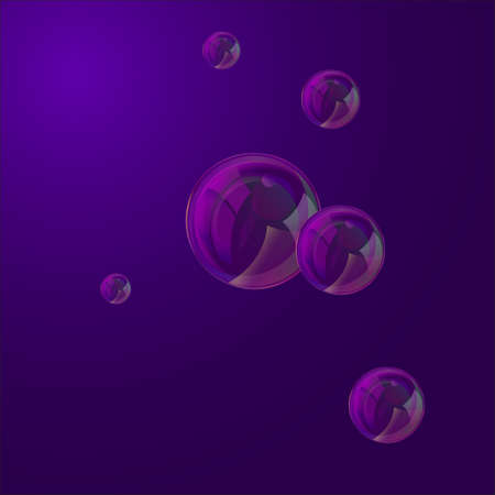 soap bubblesのイラスト素材