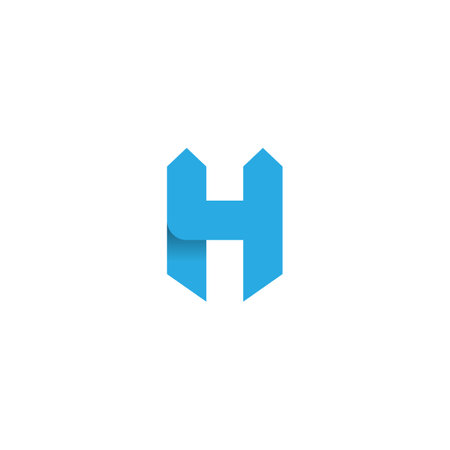 Creative Letter H Logo Design Templateのイラスト素材
