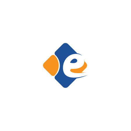 Letter E Logo Design Templateのイラスト素材