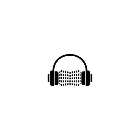 Music Chart Logo Design Templateのイラスト素材