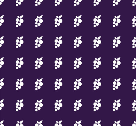 Seamless Pattern with Grapes Design Templateのイラスト素材