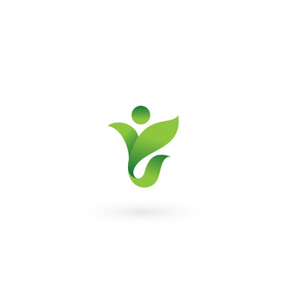 People Communication, Community and Teamwork Logo Designのイラスト素材