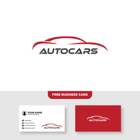 Auto Speed and Automotive Logo and Business Card Templateのイラスト素材