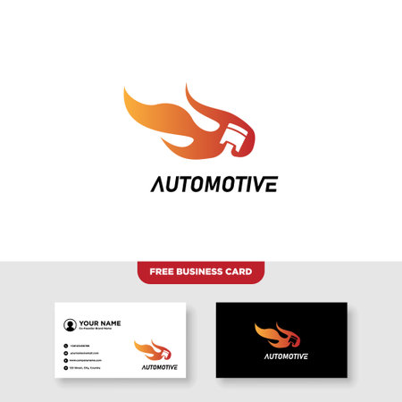 Speed Car Race Logo and Business Card Templateのイラスト素材