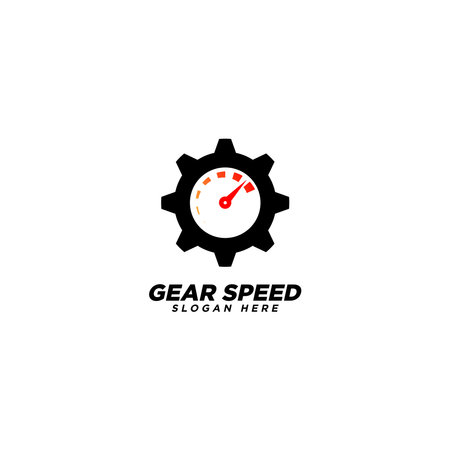 Gear Speed Logo Design Templateのイラスト素材