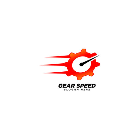 Gear Speed Logo Design Templateのイラスト素材