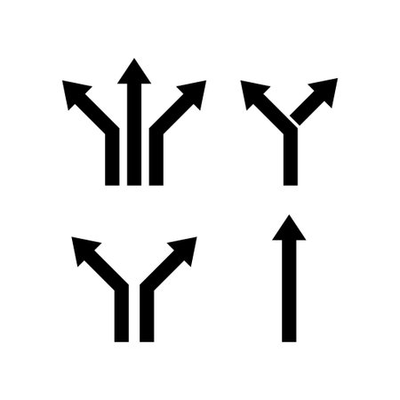 Way vector icon illustration design templateのイラスト素材
