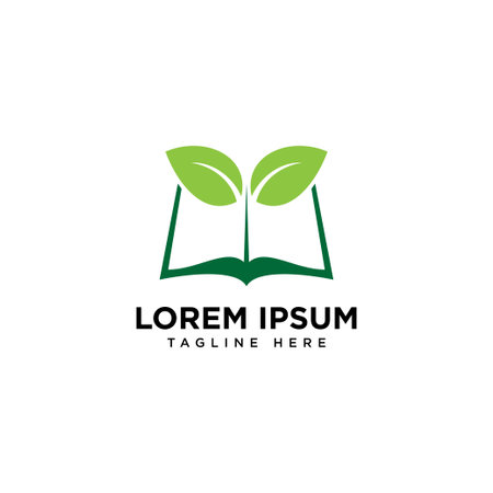 Book Leaf  Design Templateのイラスト素材