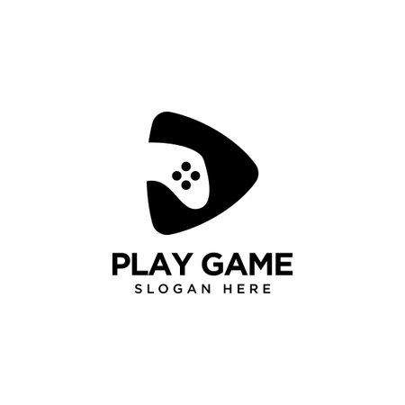 Play and Game Logo Design Vectorのイラスト素材