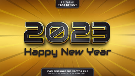 Happy New Year Text Effect