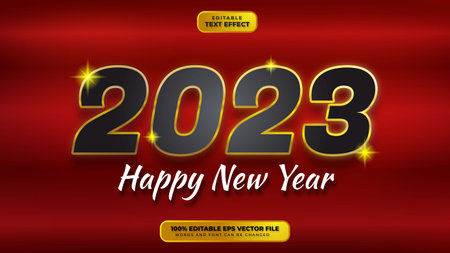 Happy New Year Text Effect
