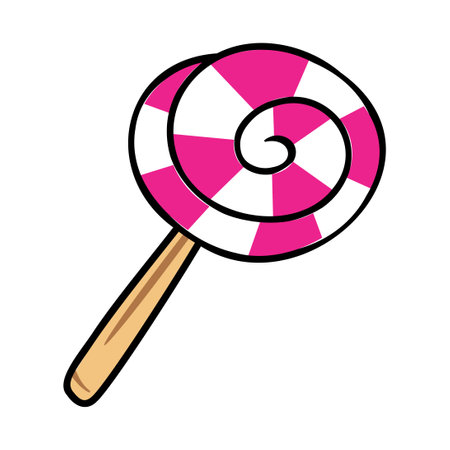 Lollipop vector illustrationのイラスト素材
