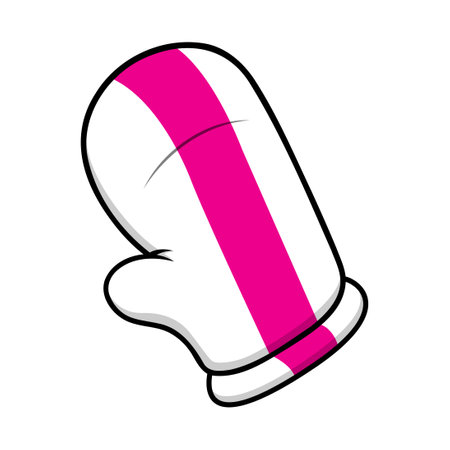 Cooking gloves vector illustrationのイラスト素材