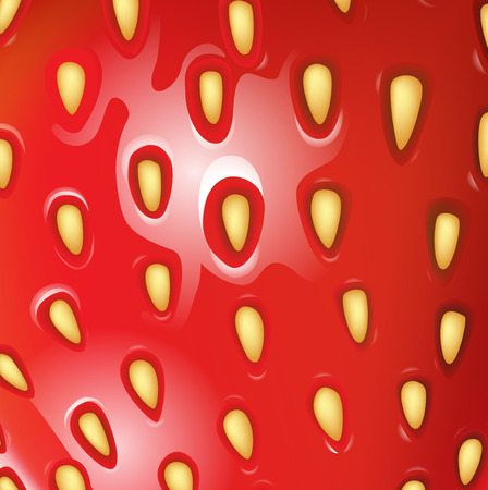 strawberry texture vector illustration close upのイラスト素材