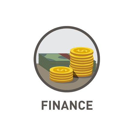 finance icons series; money icon isolated on white backgroundのイラスト素材