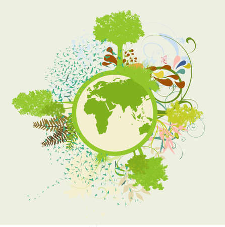 beautiful worldのイラスト素材