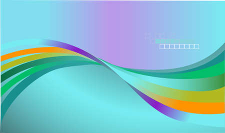 abstract wavy colorful backgroundのイラスト素材