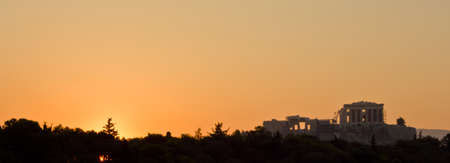 Sunrise at Acropolisの写真素材