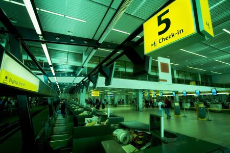 at the airportのeditorial素材