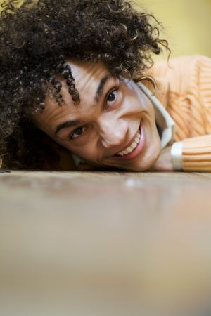 nice guy smilingの写真素材