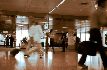 at the airportの写真素材