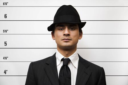 The guy got arrested.の写真素材