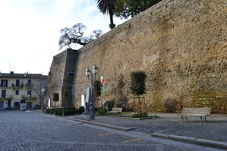 Vale monument avis lazio Italyの写真素材