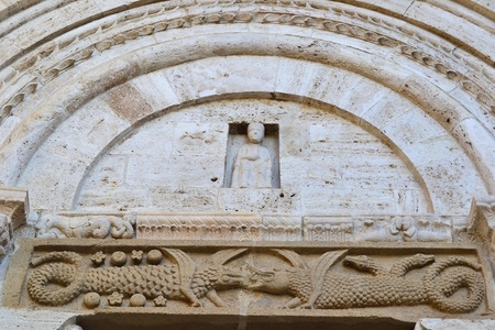 San quirico d Orcia churchの写真素材