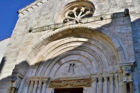 San quirico d Orcia town hall, churchの写真素材