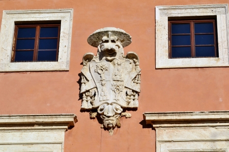 San quirico d Orcia centerの写真素材