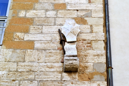 San quirico d Orcia town hallの写真素材