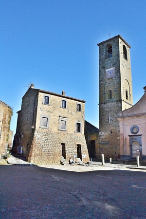Civita di Bagnoregioの写真素材