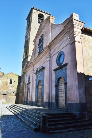 Civita di Bagnoregioの写真素材