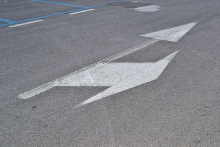 street, strip, road markings arrow