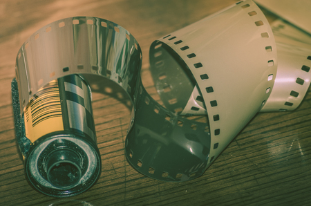 viterbo Italy 16/03/2018 35mm kodak analogue filmのeditorial素材