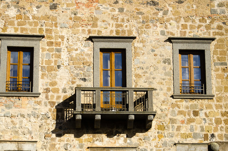glimpse of the medieval historical center of Bolsena. One of the most beautiful tourist spots in Italy.のeditorial素材
