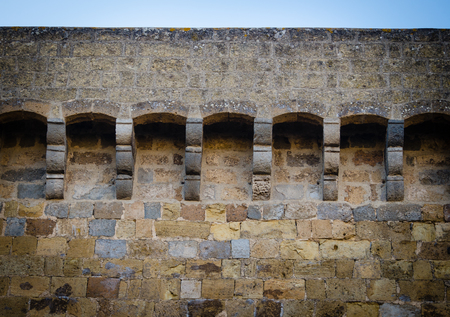glimpse of the medieval historical center of Bolsena. One of the most beautiful tourist spots in Italy.の写真素材