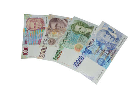 lire old italian banknotes currency