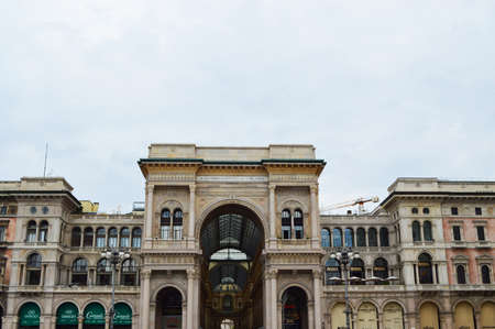 Vittorio Emanuele II gallery in milanのeditorial素材