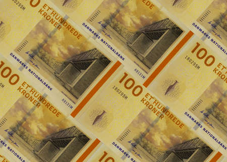 Danish banknotes background