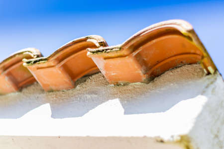 Detail of clay tiles.