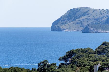 Sea and coast landscape in Cala Rajada