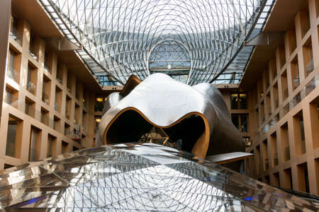 Dome and internal sculpture of the Bank of Berlin