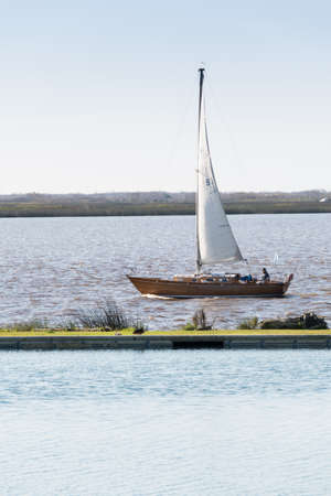 Traveling Argentina, Sailing at Rio de la plata River. Buenos Aires adventure.