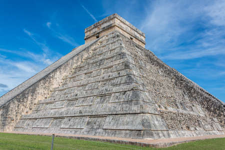 tour at Chihenitza, Historic Mayan City, Traveling Central America.の写真素材